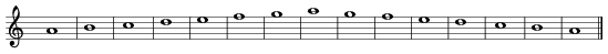 A-minor scale