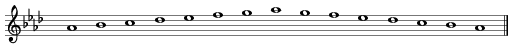 Aflat-major scale